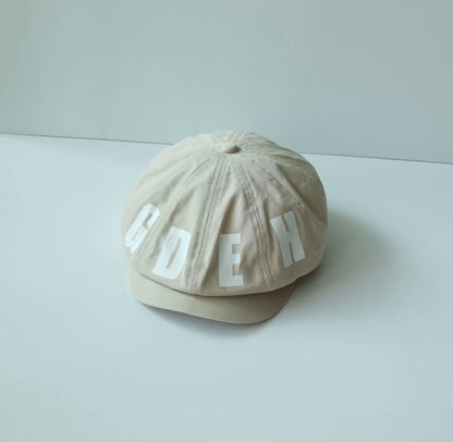 goodenough newsboy cap in ivory color