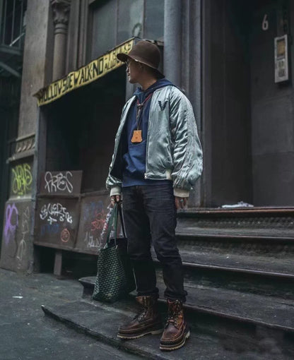 visvim douglas jacket natural indigo dye