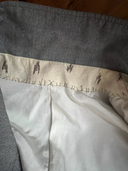 visvim sower jacket in gray wool blend