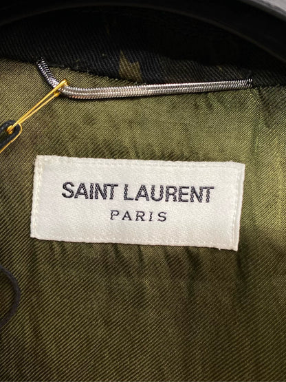 Saint Laurent Camouflage Biker Jacket