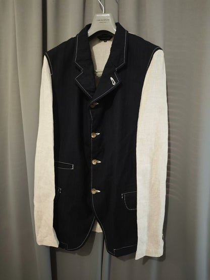 Comme des Garcons Wool Panel Mid-Length Jacket