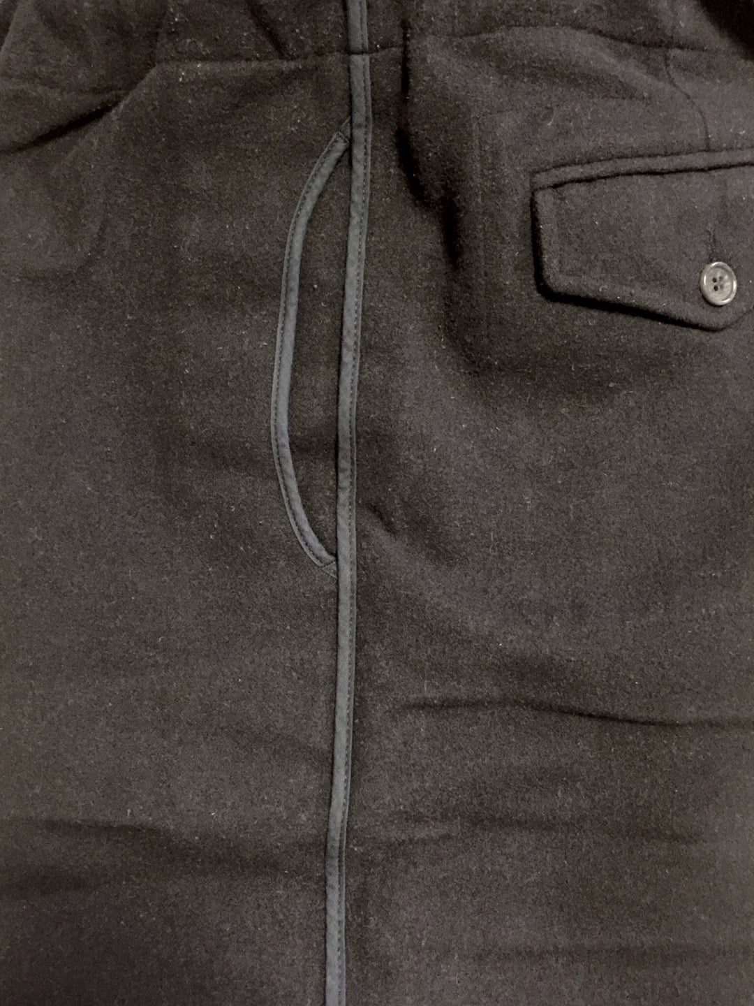 Dries Van Noten Black Wool Trousers