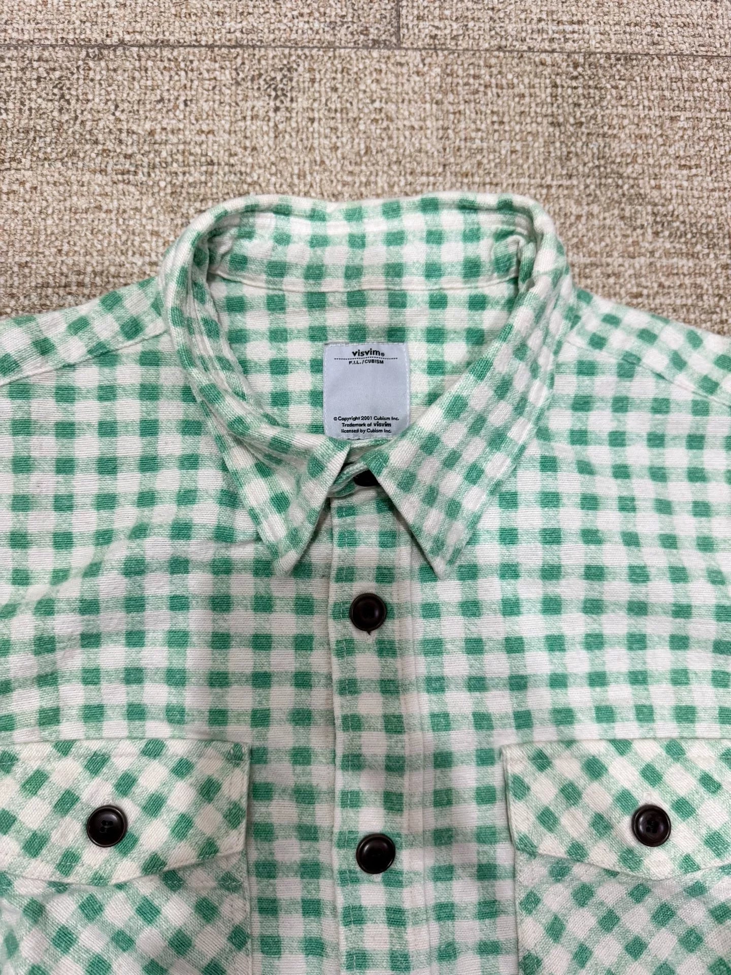 visvim Black Elk Flannel Check Shirt