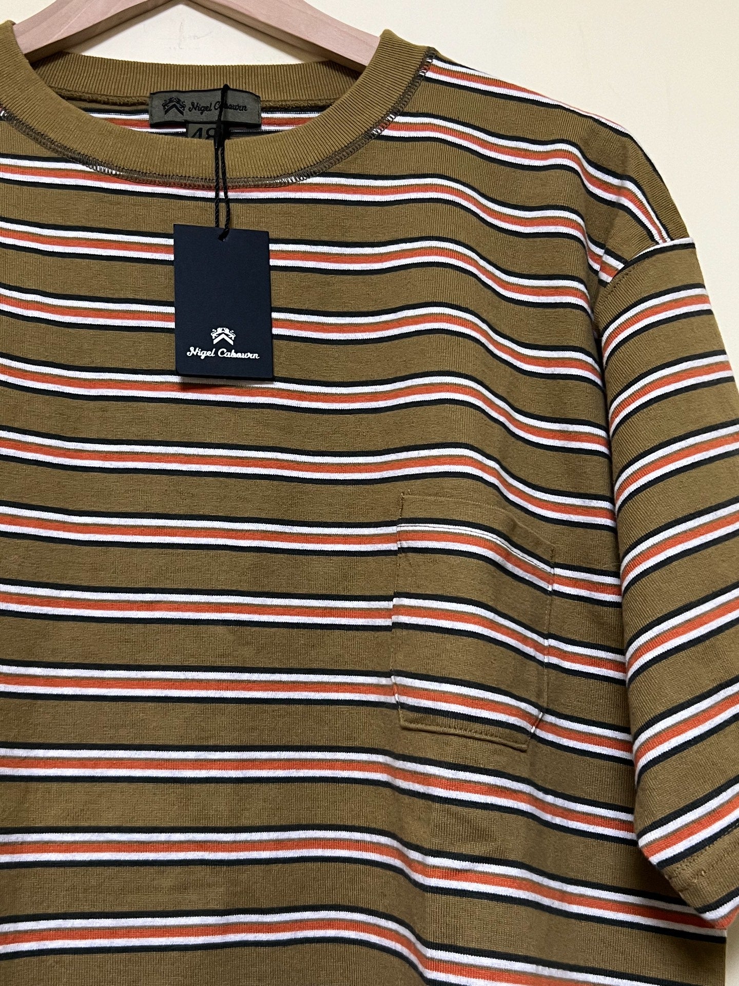 Nigel Cabourn 9.5OZ Border Stripe T-shirt