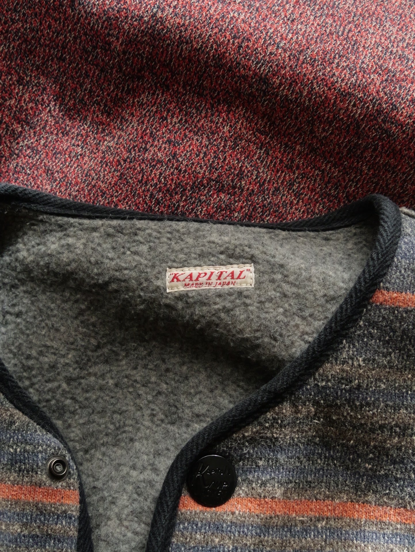Kapital Multi-pocket Striped Vest