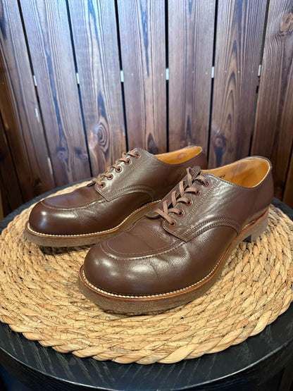 U-tip Leather Shoes with Original Box