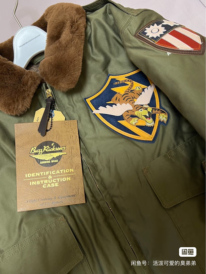 B-10 Military Alpaca Flight Jacket