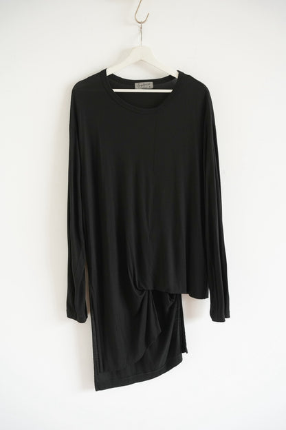 Yohji Yamamoto 17AW Double Layer Spiral Long Sleeve T-shirt