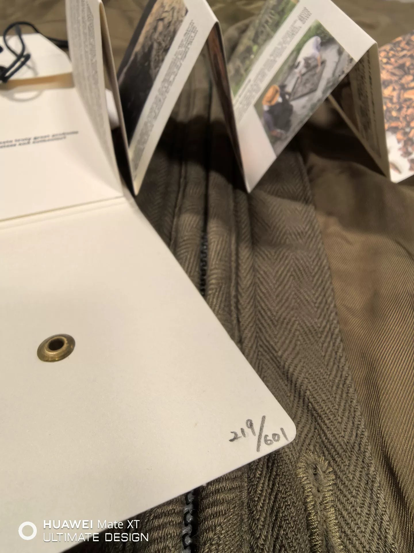 visvim iris liner jacket in olive green