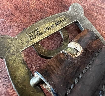 Rare HTC Western Style Leather Belt