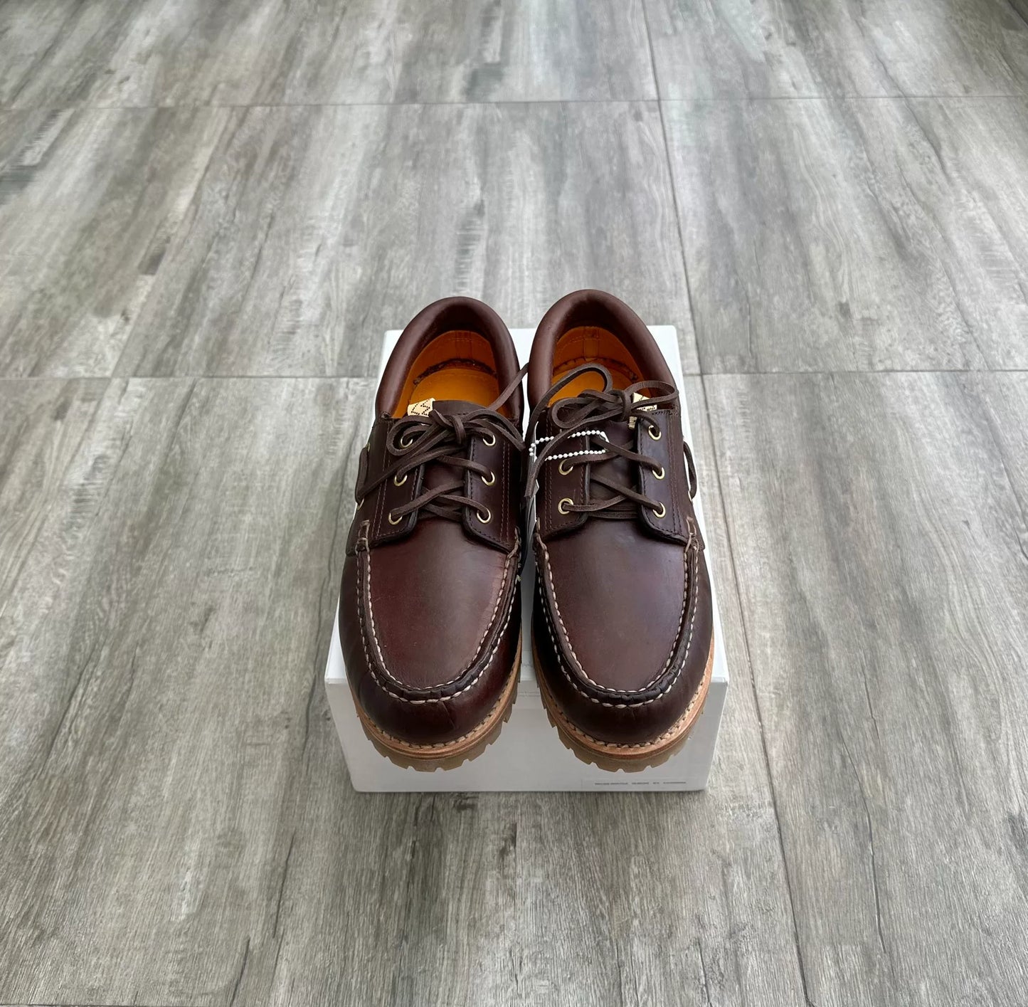 visvim wallace deck folk leather shoes