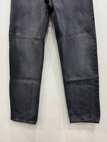 yeezy season 6 black gold denim jeans