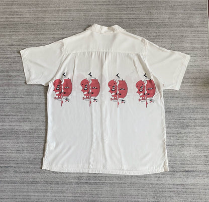 WackoMaria Skull Tattoo Short Sleeve Shirt