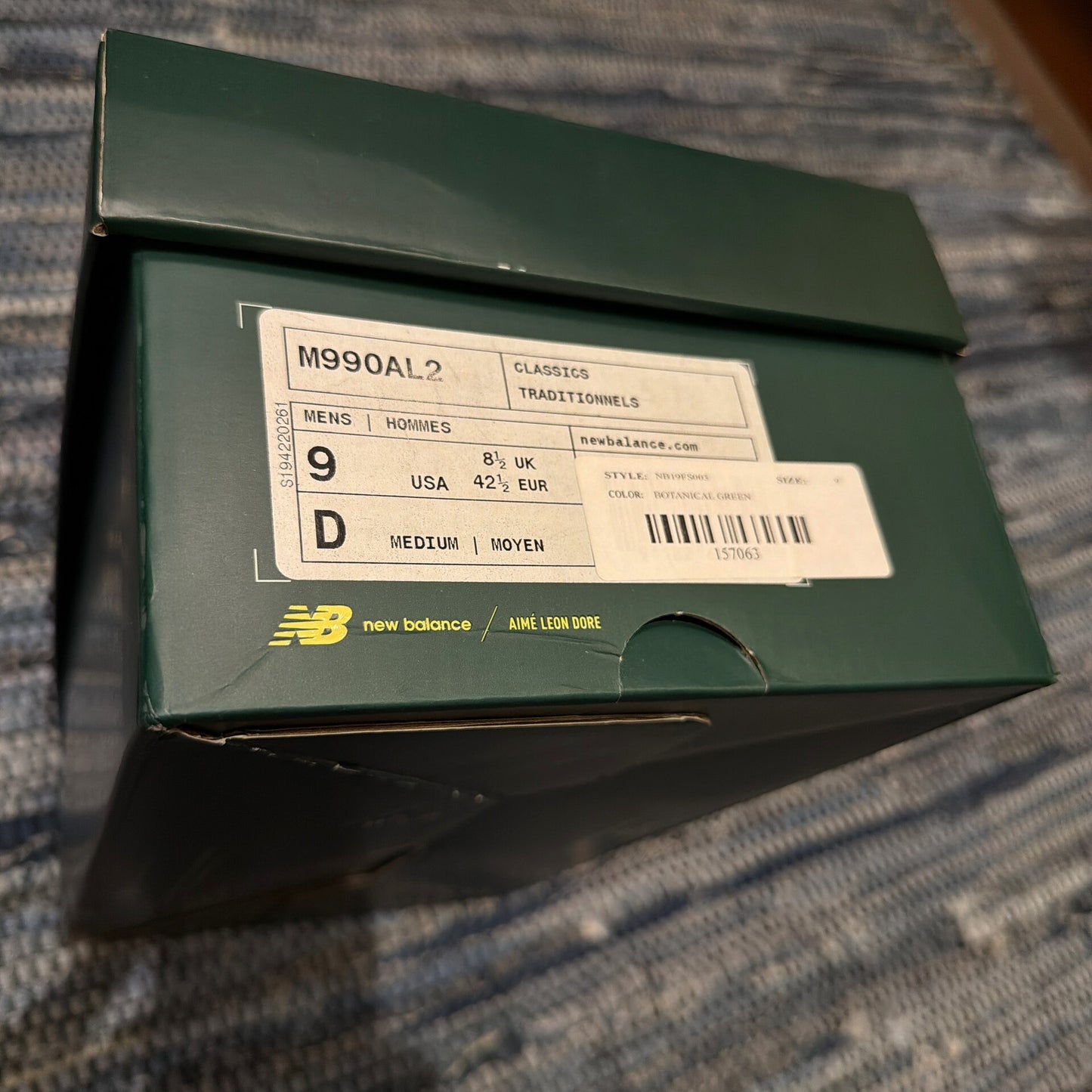 AIME LEON DORE x  Balance 990V2 Sneakers