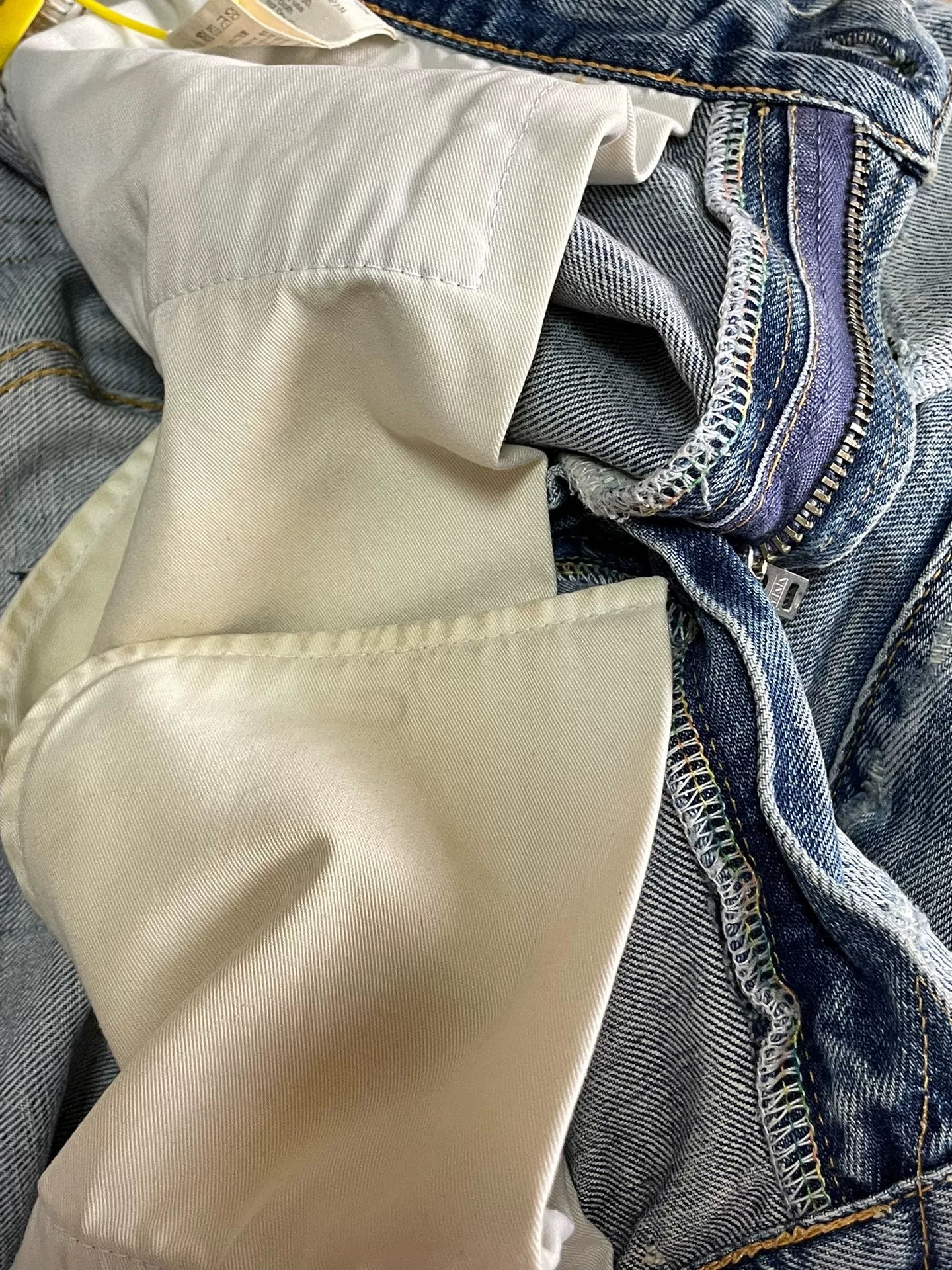Vanquish & Fragment Distressed Washed Denim Jeans