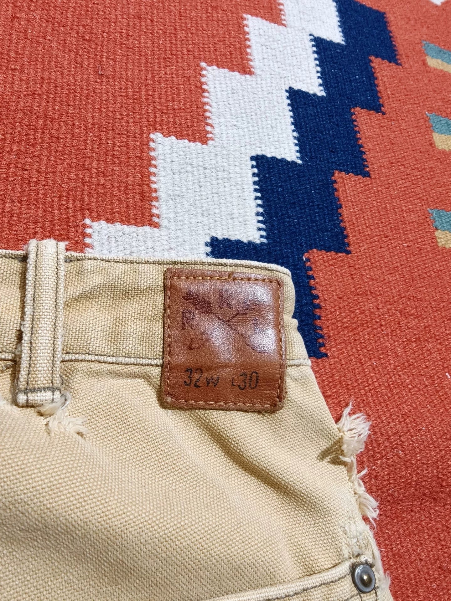 RRL Mud-Dyed Slim Bootcut Work Pants
