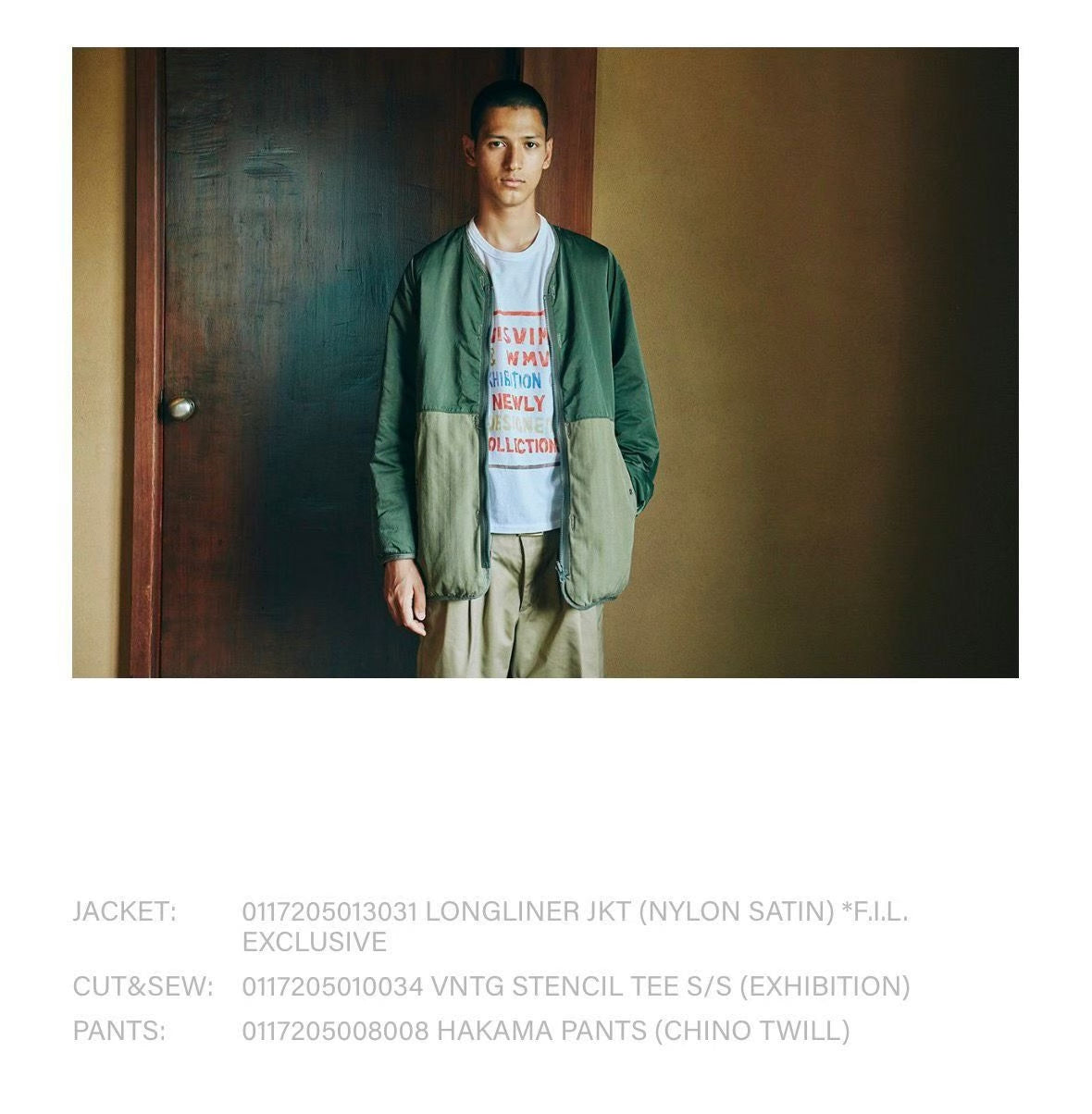 Visvim LONGLINER JKT NYLON SATIN F.I.L. EXCLUSIVE