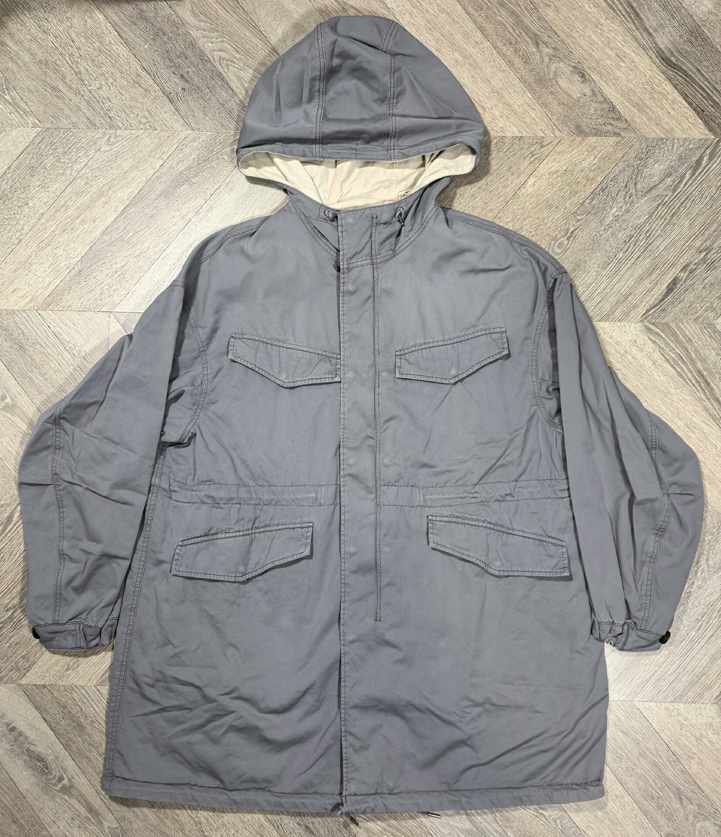 visvim covert parka reversible mud dye coat
