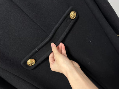 Saint Laurent Double-Breasted Coat