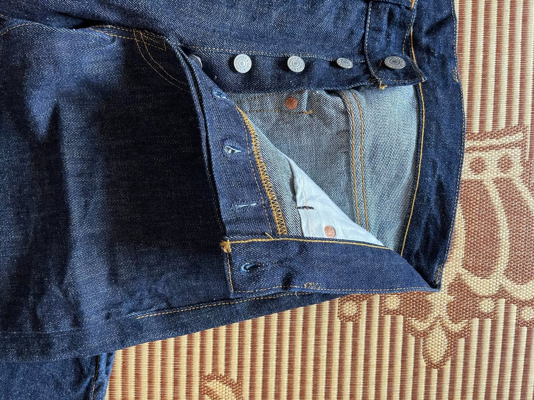 Levi's 501xx 1947 Model Raw Jeans