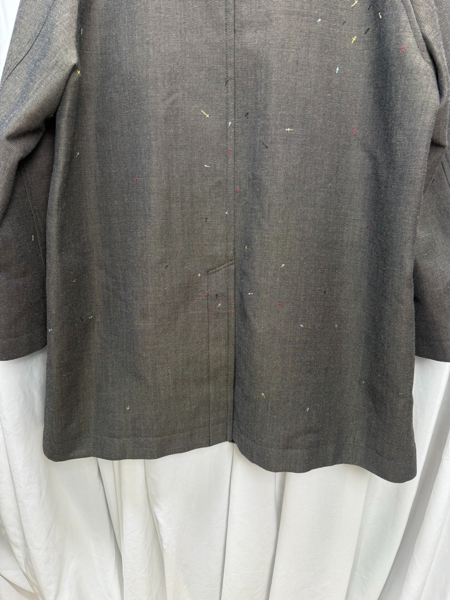 UNDERCOVER Hand-sewn Cross Embroidery Coat
