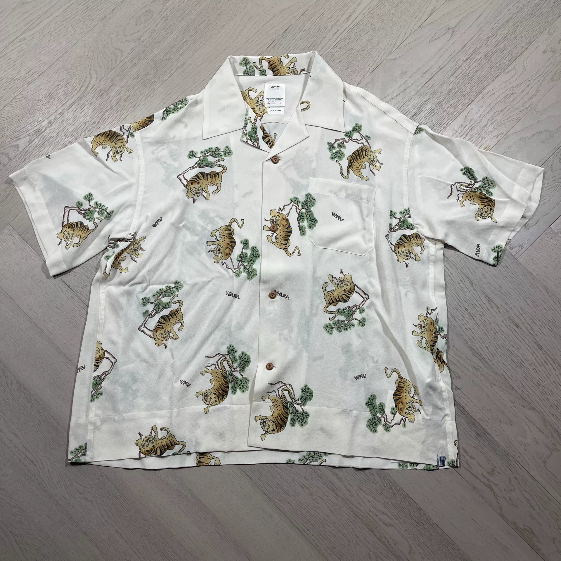 VISVIM 24SS COPA S/S Silk Tiger Shirt