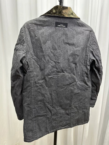 Comme Des Garcons Double-Breasted Tricot Coat