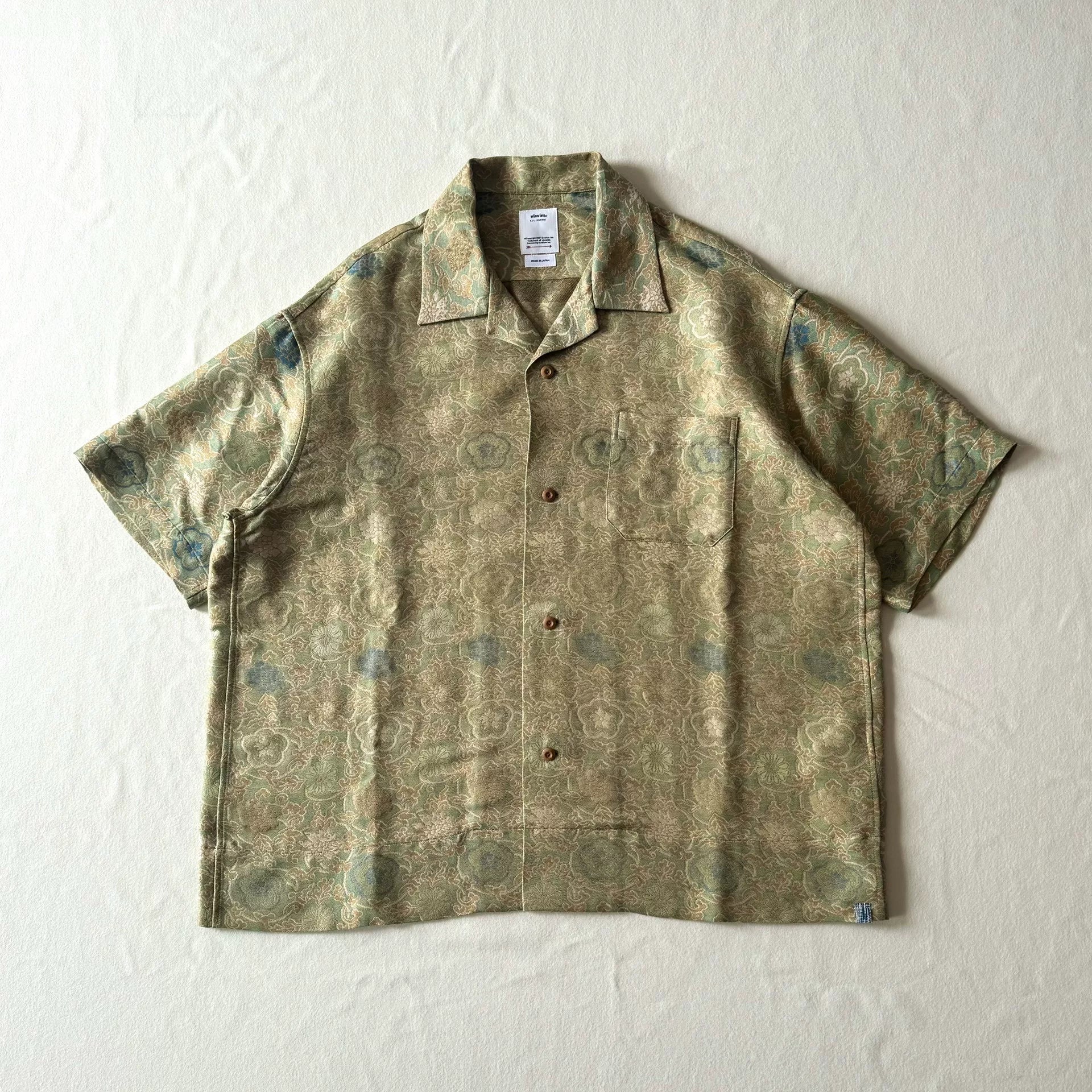 VISVIM 23AW Copa Jacquard Silk Shirt