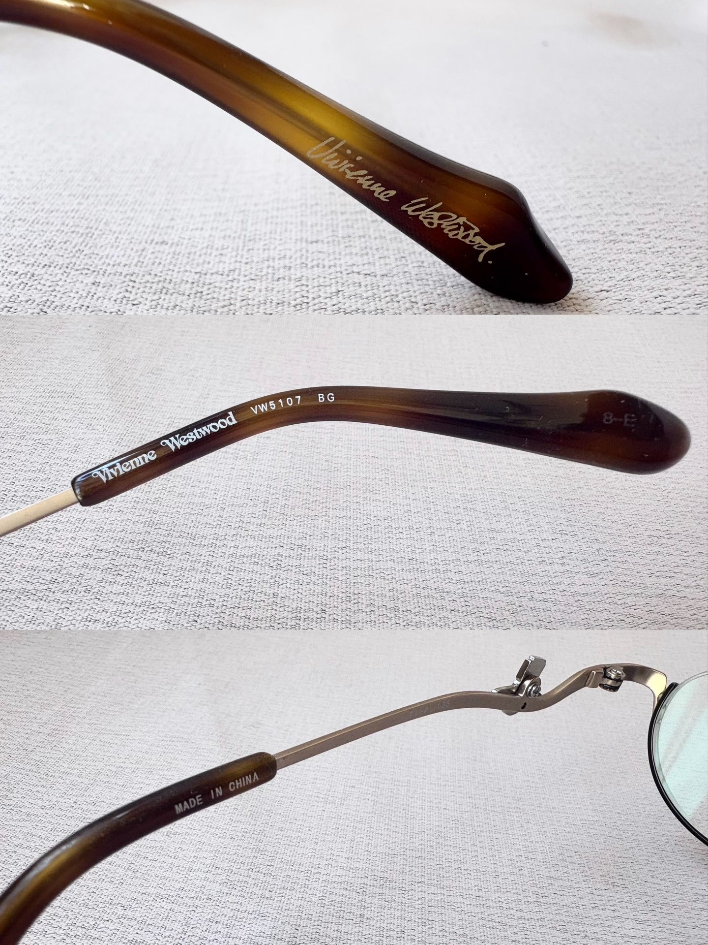 Vivienne Westwood Vintage Saturn Half-Frame Glasses