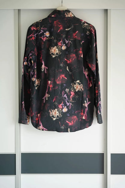 floral print long sleeve shirt by lad musician