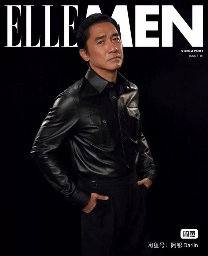 saint laurent lambskin leather shirt jacket