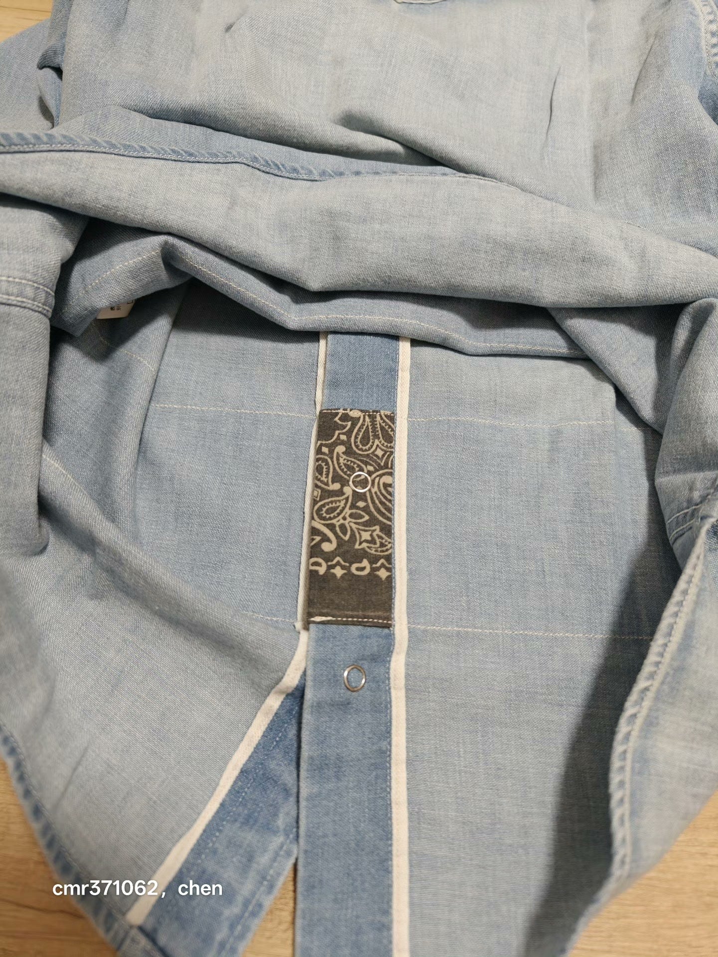 visvim 18SS Bandana Denim Shirt