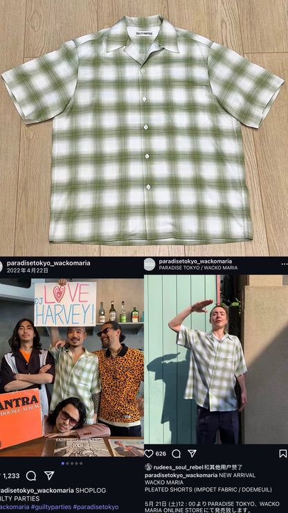 WACKO MARIA x theGuiltyparties 22SS Check Shirt