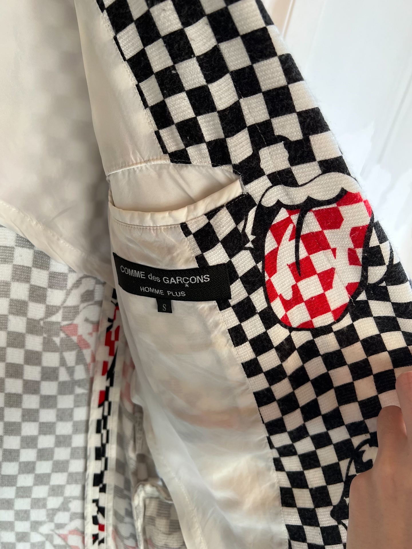 Comme Des Garçons 2005 Rolling Stones Print Suit