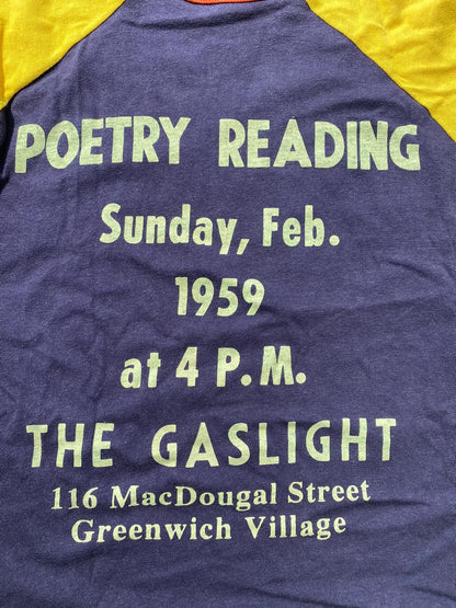 gaslight cafe purple yellow 7 sleeve shirt