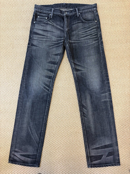 Neighborhood 07EX Distressed Wash Narrow Jeans