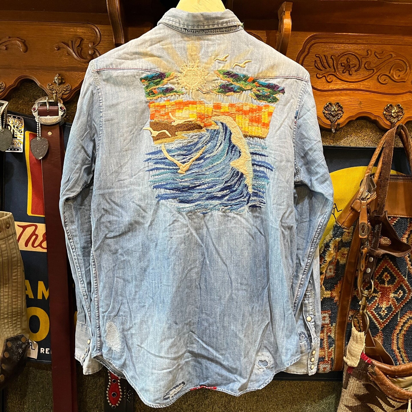 Double RL Ralph Lauren Embroidered Shirt