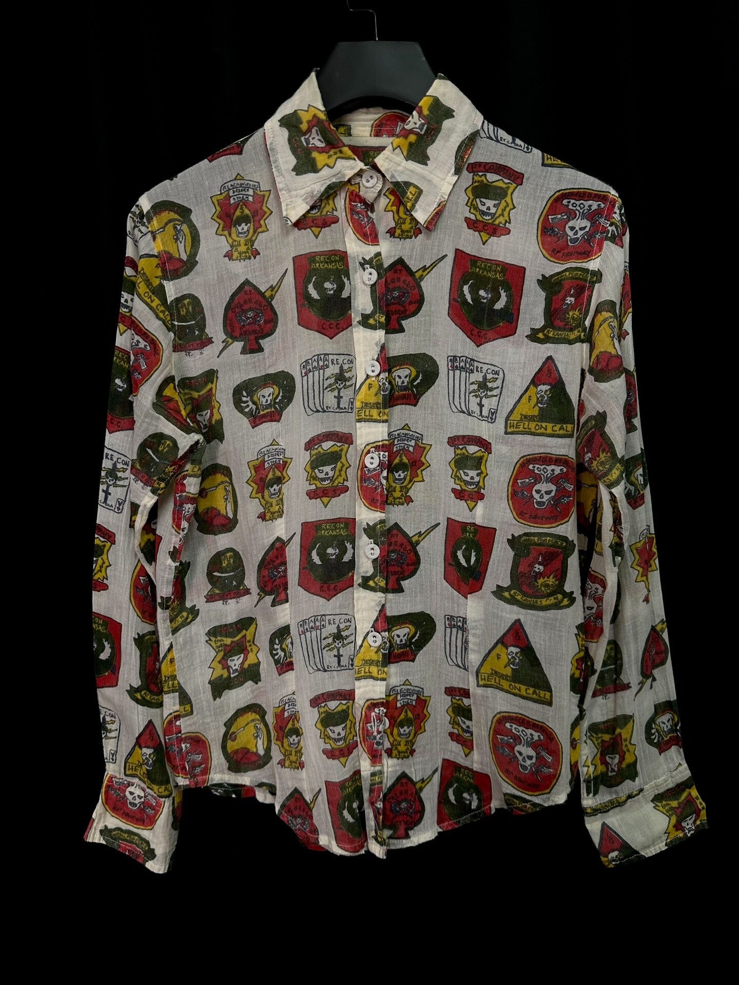 paul harnden early comic print shirt