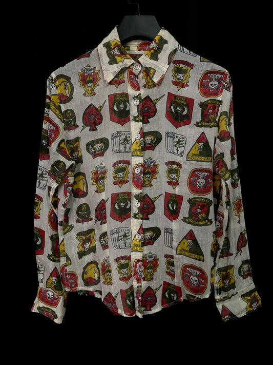 paul harnden early comic print shirt