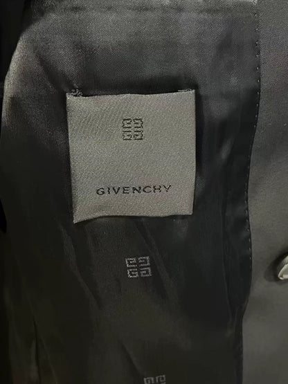 Givenchy Black U-Lock Suit Coat
