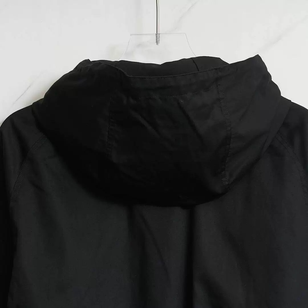 Saint Laurent Men's Double Zip Hooded Jacket