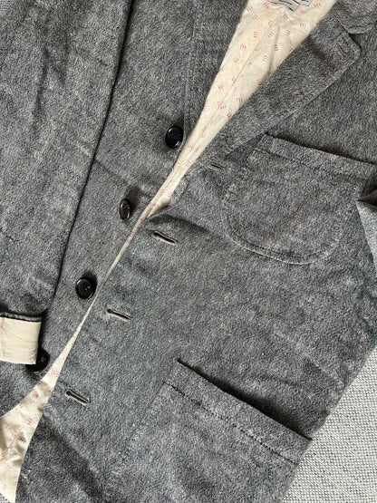 visvim Gray Blazer with Black Buttons