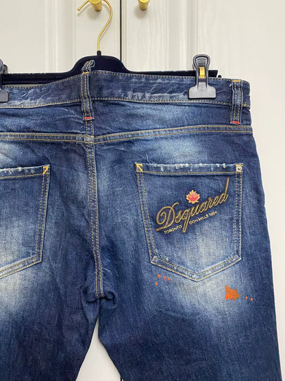 dsquared2 men's casual denim pants