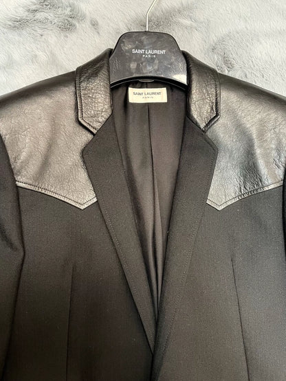Saint Laurent SLP Sheepskin Wool Blazer