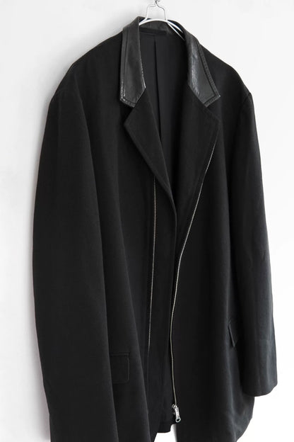 Y's for men Yohji Yamamoto leather collar jacket