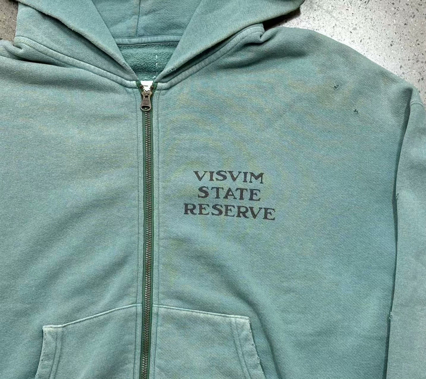 VISVIM JUMBO SB F.Z. CRASH HOODIE