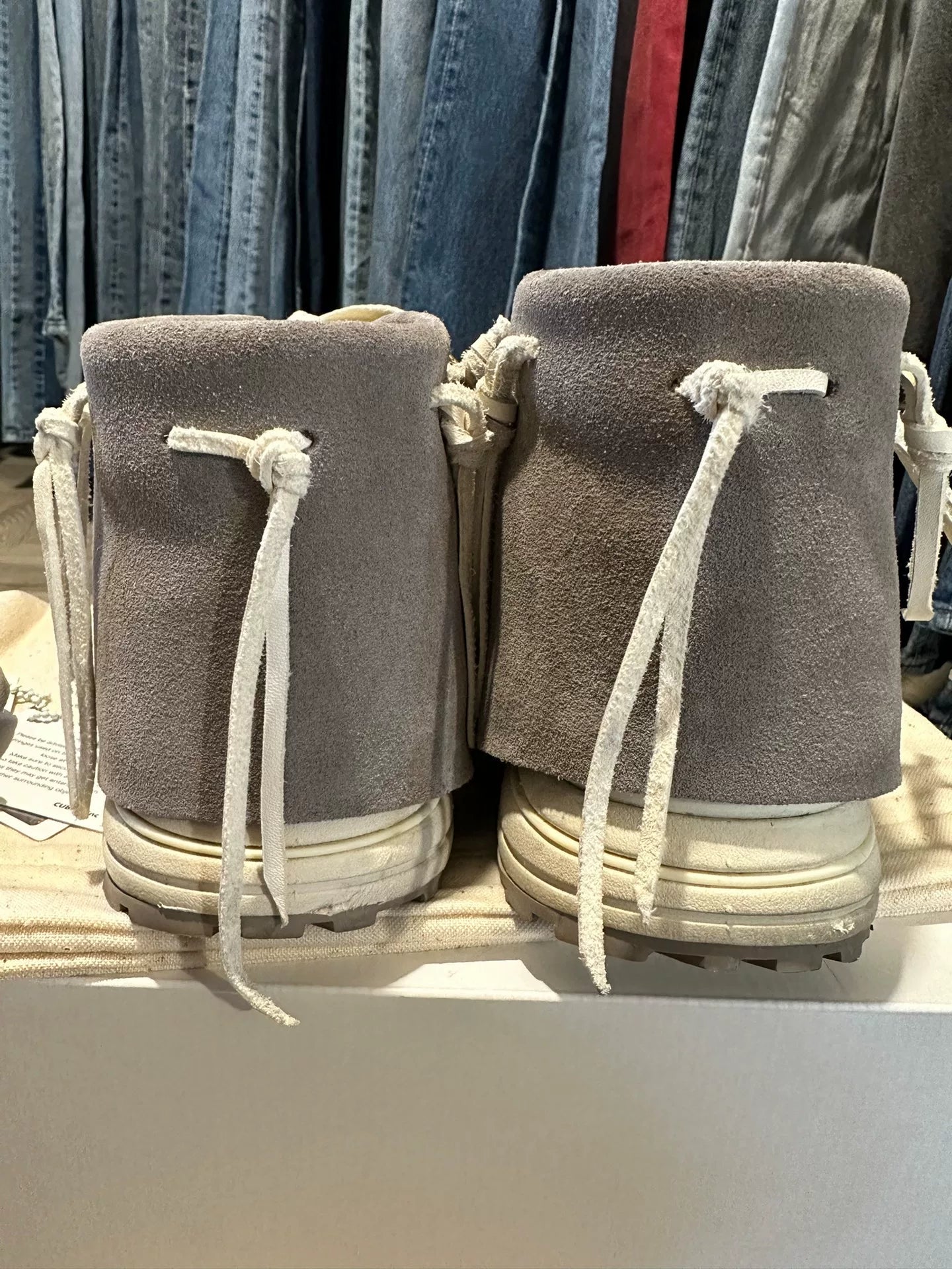 visvim roland lahmo jogger shoes with tassels