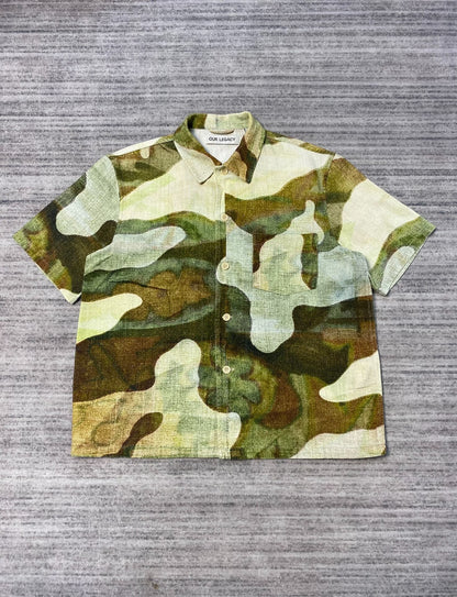 Our Legacy Camouflage Short Sleeve Shirt
