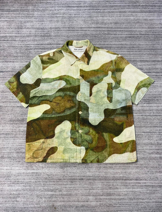 Our Legacy Camouflage Short Sleeve Shirt