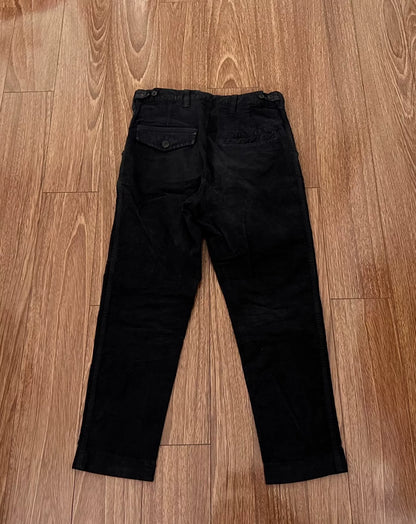 porter classic moleskin cropped work pants